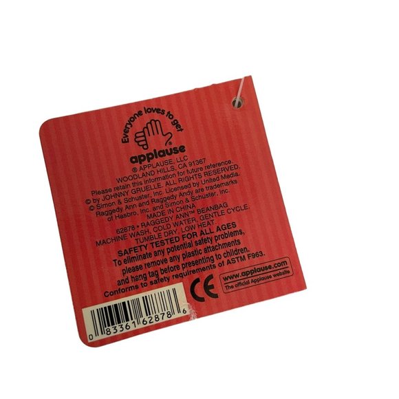 Vintage Applause Raggedy Ann & Raggedy Andy God Bless America Soft Rag Doll 12" - Picture 3 of 8